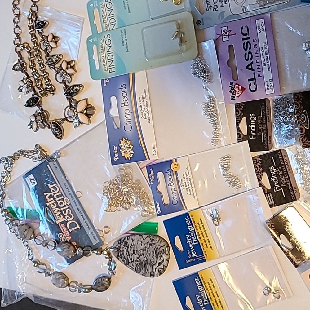 Bundle of Jewerly Making Findings & Misc.  Over 50 packages - Picture 2 of 16